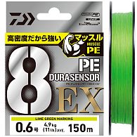 Шнур Daiwa UVF PE Dura Sensor X8EX+Si3, #0,3, 0,09 мм, 3 кг, 150 м, Lime Green, купить, цены в Киеве и Украине, интернет-магазин | Zabros