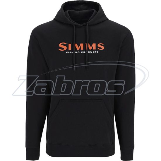 Фото Simms Logo Hoody, 14143-001-50, XL, Black