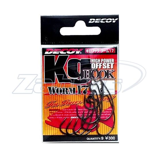Картинка Decoy Worm17, Kg Hook, 1/0, 9 шт