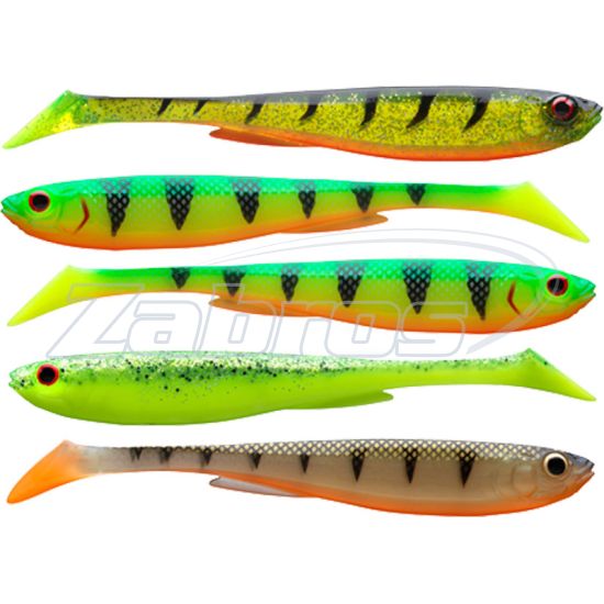 Фото Daiwa Prorex Slim Shady Flash Set, 15100-601, 2,95", 7,5 см, 5 шт