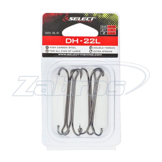 Фотографія Select DH-22L, 1/0, 4 шт, Black