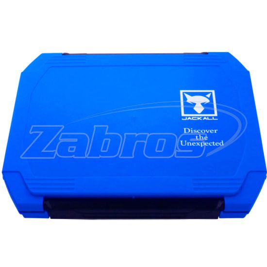 Фото Jackall 2300D Double Open Tackle Box, 23,4x19,5x4 см, Blue