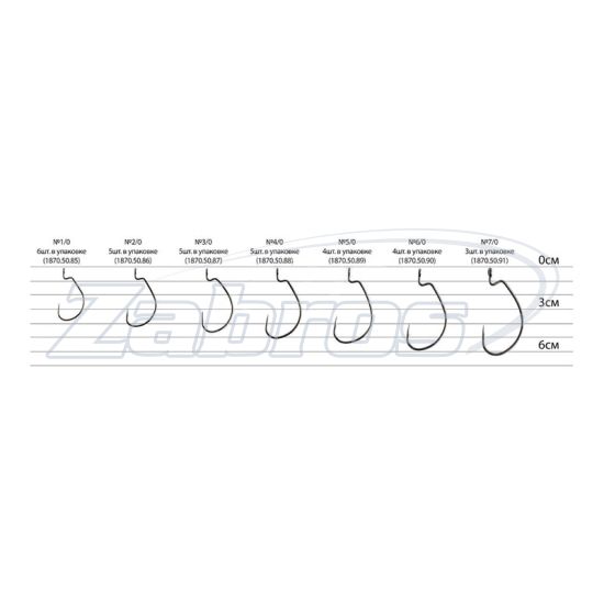 Картинка Select WH-93, 1/0, 6 шт, Black