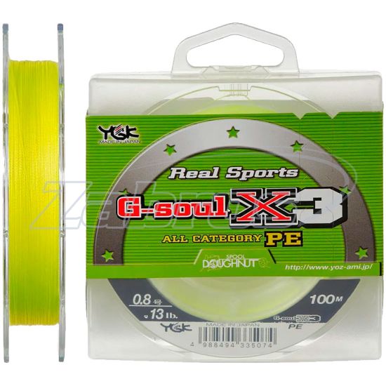 Фото YGK G-Soul X3, #0,25, 0,08 мм, 1,8 кг, 100 м