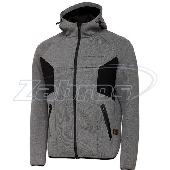 Фото Savage Gear Tec-Foam Zip Hoodie, 76585, S, Dark Grey Melange