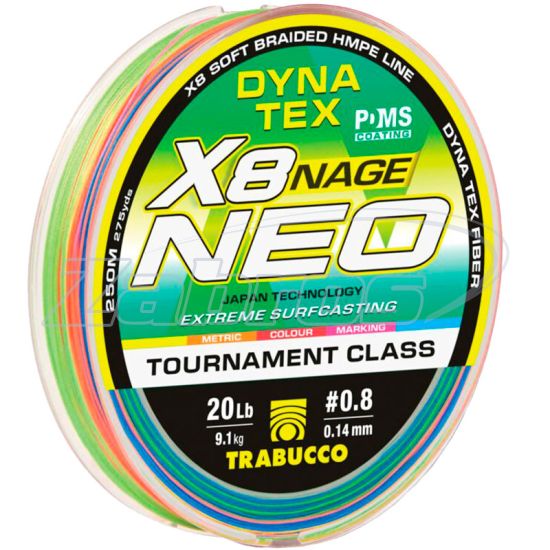 Фото Trabucco Dyna Tex Neo X8 Nage Surf, 054-14-414, 0,148 мм, 6,8 кг, 250 м