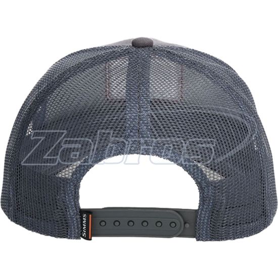 Малюнок Simms Double Haul Icon Trucker, 14032, Slate