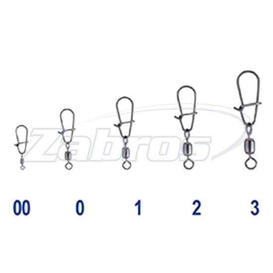 Фотографія BKK Duolock Snap Swivel-51, 0, 22 кг, 5 шт