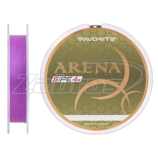Фото Favorite Arena PE, #0,18, 0,07 мм, 1,4 кг, 100 м, Purple