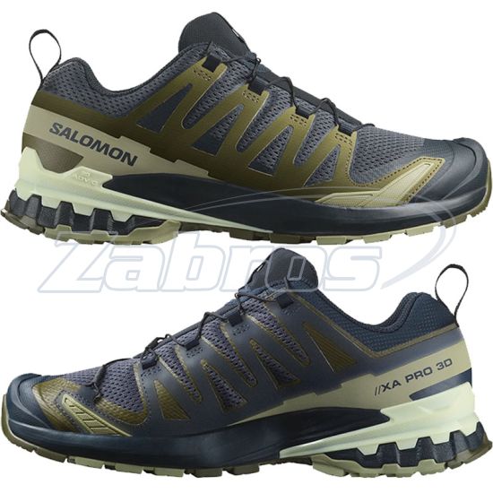 Фотография Salomon XA Pro 3D V9, L47467500, 9,5, India Ink/Olive Night/Aloe Wash