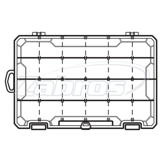 Цена Flambeau Tuff Tainer, 4007, 27,9x18,4x4,4 см