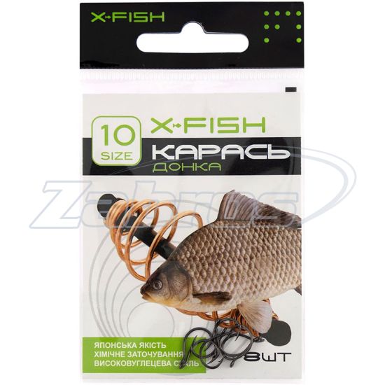 Картинка X-Fish Карась (донка), 10, 8 шт