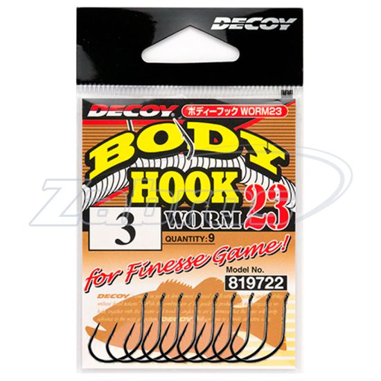 Малюнок Decoy Worm23, Body Hook, 10, 10 шт