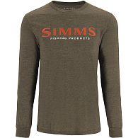 Футболка Simms Logo LS Shirt, 13626-1274-40, L, Loden Heather, купити, ціни в Києві та Україні, інтернет-магазин | Zabros