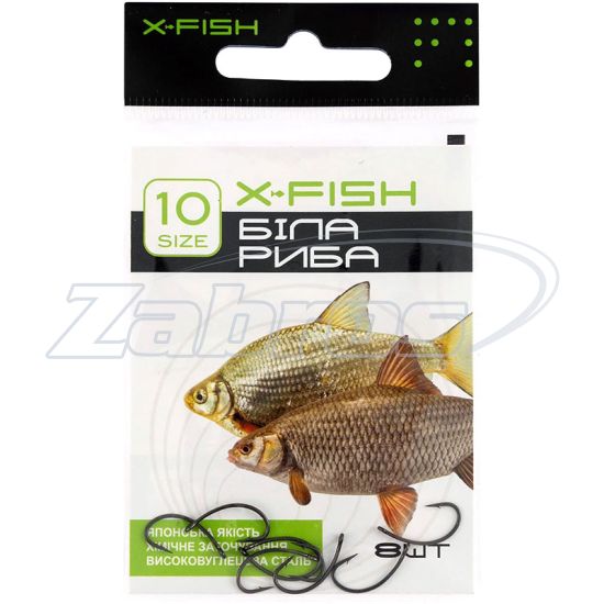 Малюнок X-Fish Белая Рыба, 8, 8 шт