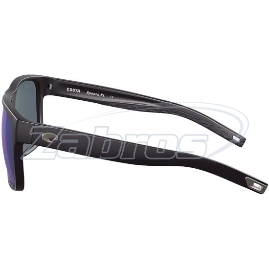 Картинка Costa Del Mar Spearo XL, 97963898263, Matte Black Blue Mirror, Polycarbonate