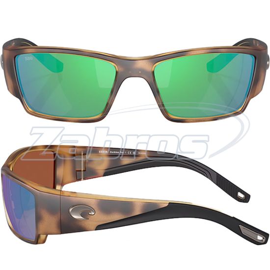 Фотография Costa Del Mar Corbina Pro, 97963988520, Matte Tortoise, Green Mirror, Glass