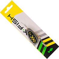 Блесна X-Fish Dark Side, #3, 6 г, Nikel Black Lime, купить, цены в Киеве и Украине, интернет-магазин | Zabros