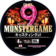 Шнур Duel Monster Game 9 Casting, H4549-PP, #6, 0,4 мм, 42 кг, 300 м, Pink Purple, купить, цены в Киеве и Украине, интернет-магазин | Zabros