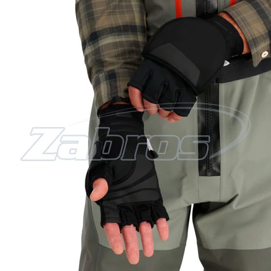 Simms Windstopper Foldover Fishing Mitt, 13793-001-40, L, Black, Київ