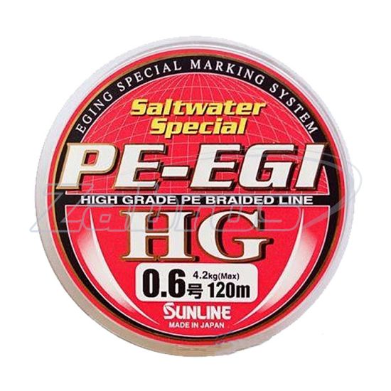 Фото Sunline PE EGI HG, #0,4, 0,1 мм, 3,3 кг, 180 м, Multi Color