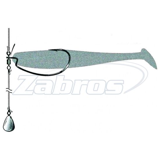 Купить Decoy HD Hook offset Worm 117, 4, 5 шт, Black
