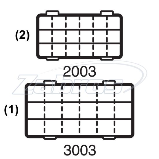 Малюнок Flambeau Kwikdraw 2-Tray, 1804, 45,7x25,4x24,8 см