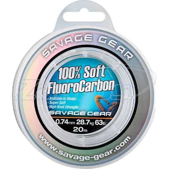 Фото Savage Gear Soft Fluorocarbon, 0,81 мм, 33 кг, 15 м