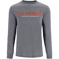 Футболка Simms Logo LS Shirt, 13626-1099-50, XL, Athletic Heather, купити, ціни в Києві та Україні, інтернет-магазин | Zabros