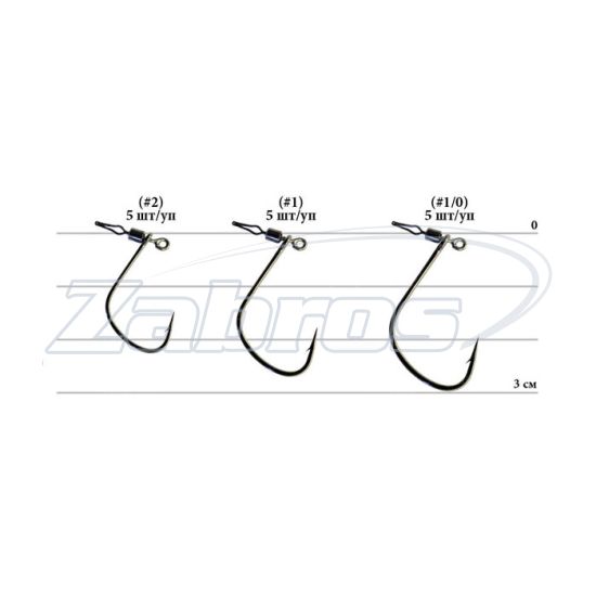 Фотографія Decoy Worm120, HD Hook Masubari, 1/0, 5 шт