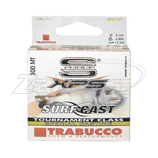 Фото Trabucco S-Force XPS Surf Casting, 053-47-400, 0,4 мм, 18,9 кг, 300 м, Orange