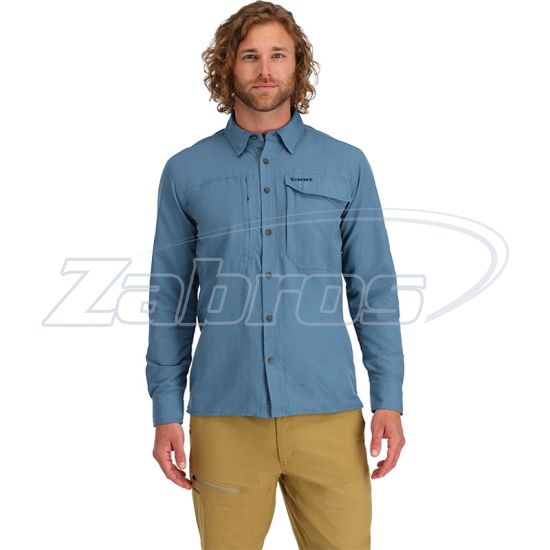 Фотографія Simms Guide Fishing Shirt, 13645-1043-40, L, Neptune
