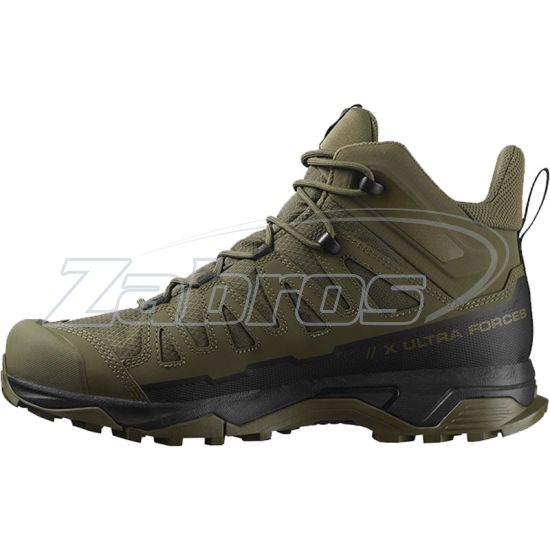 Картинка Salomon X Ultra Forces Mid, L47452700, 11, Ranger Green/Black