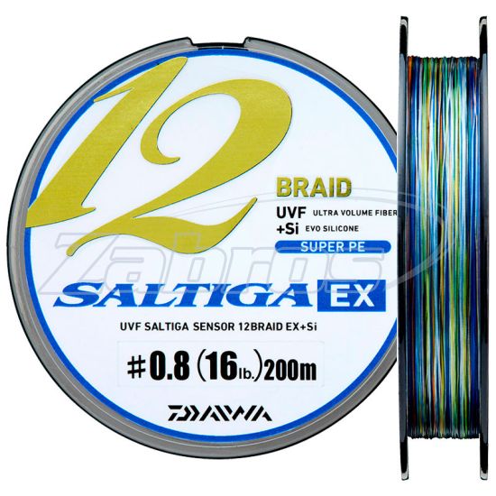 Фото Daiwa UVF Saltiga Sensor 12 Braid EX+SI, #0,8, 0,15 мм, 7,2 кг, 200 м