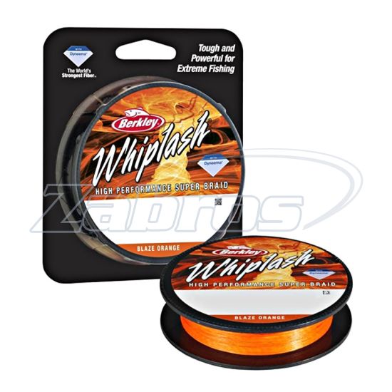 Малюнок Berkley Whiplash, 1199490, 0,06 мм, 10,6 кг, 110 м, Blaze Orange