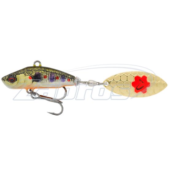 Фото Savage Gear 3D Sticklebait Tailspin, 13 г, 7,3 см, Brown Trout Smolt