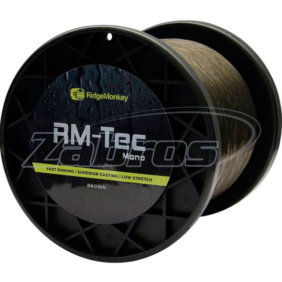 Фото RidgeMonkey RM-Tec Mono , 0,35 мм, 5,4 кг, 1200 м, Brown