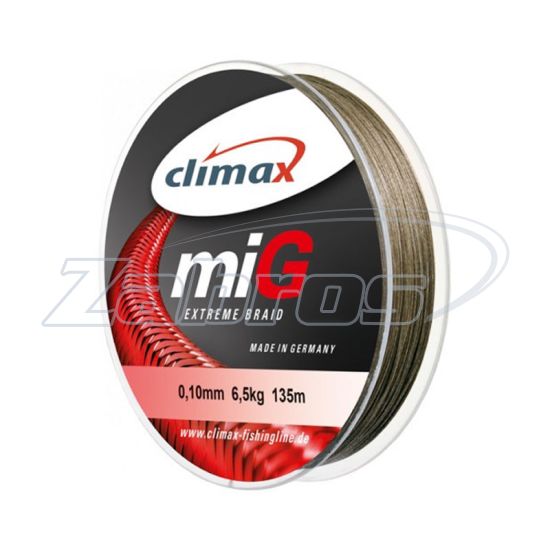 Фото Climax Mig Braid, 9323-10135-028, 0,28 мм, 22 кг, 135 м, Brown