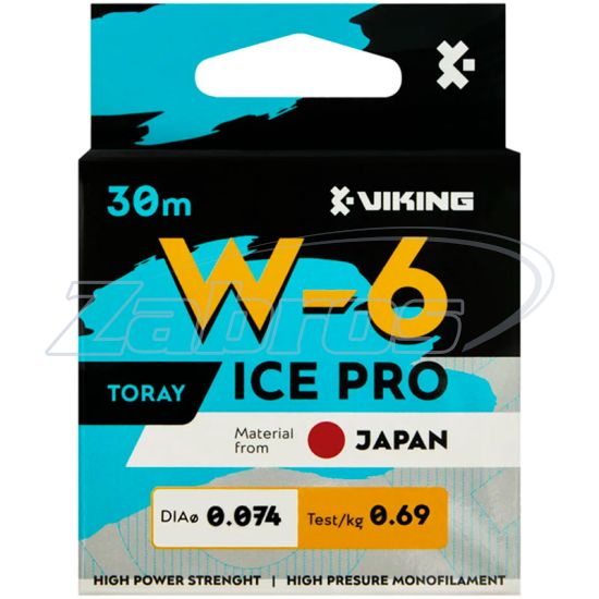 Фотографія Viking Fishing Ice Pro W-6, 0,097 мм, 0,95 кг, 30 м