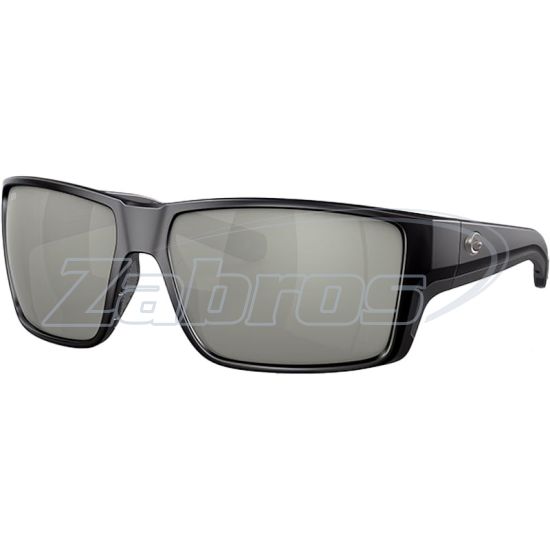 Фото Costa Del Mar Reefton Pro, 97963911184, Matte Black, Gray Silver Mirror, Glass