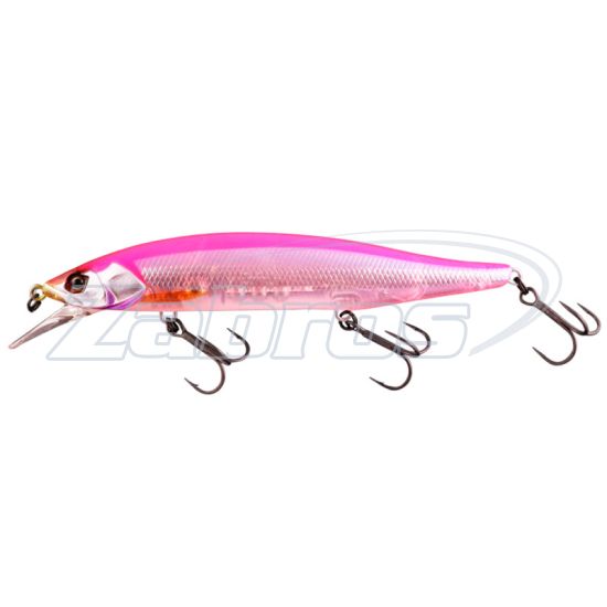 Фото Jackall RV Minnow 110SP, 11 см, 16,3 г, 1,5 м, Pink Back Wakasagi