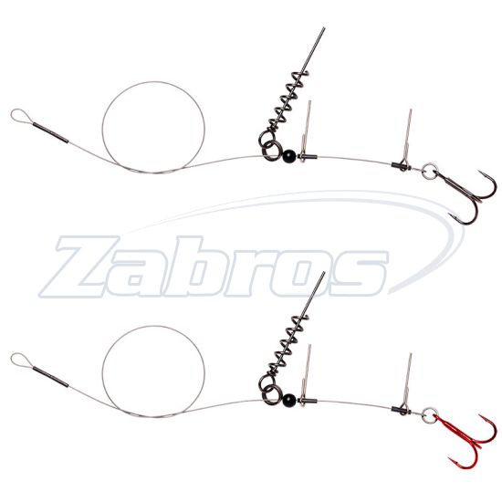 Фото Savage Gear Linethru Corkscrew Rig, 2, 22 кг, 2 шт