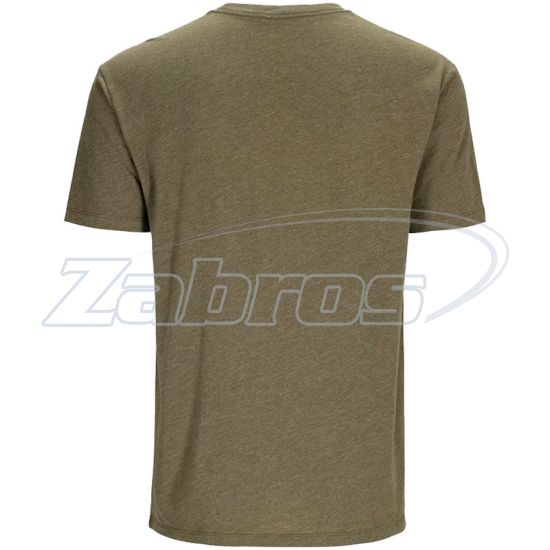Фотографія Simms Logo T-Shirt, 12803-1097-50, XL, RC Dark Clover/Military Heather