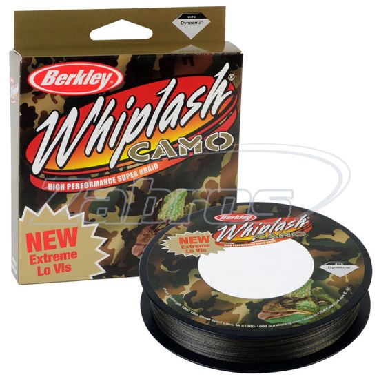 Картинка Berkley Whiplash, 1205498, 0,17 мм, 21,7 кг, 110 м, Camo