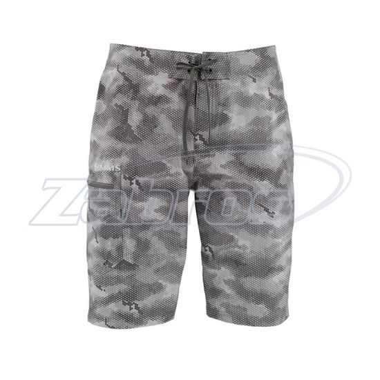 Фото Simms Surf Short Prints, 12081-092-W40, Hex Camo Sterling