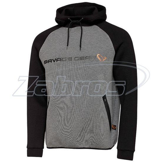 Фото Savage Gear Tec-Foam Hoodie, 76695, L, Dark Grey Melange