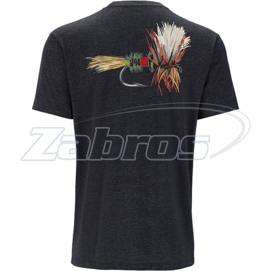 Фотография Simms Let It Fly T-Shirt, 14278-086-20, S, Charcoal Heather