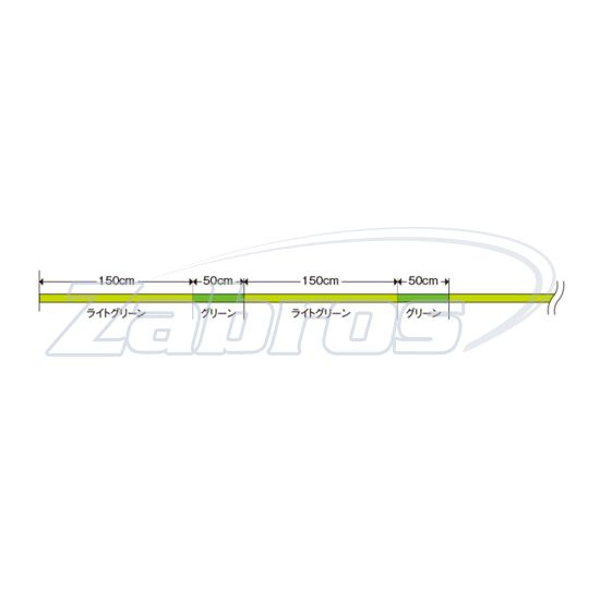 Фотографія Varivas Super Trout Advance Double Cross PE, #0,6, 0,13 мм, 2,72 кг, 100 м, Light Green