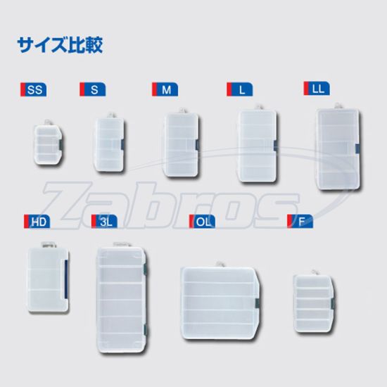 Картинка Meiho Lure Case F, 14,6x10,3x2,3 см