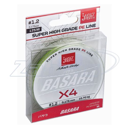 Фото Lucky John Basara, LJ4104-021, 0,21 мм, 17,2 кг, 125 м, Dark Green